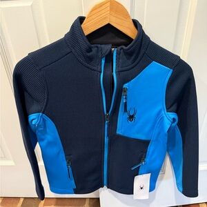 Spyder Kids Navy and bright Blue Ski Jacket/fleece
Never worn new with tags